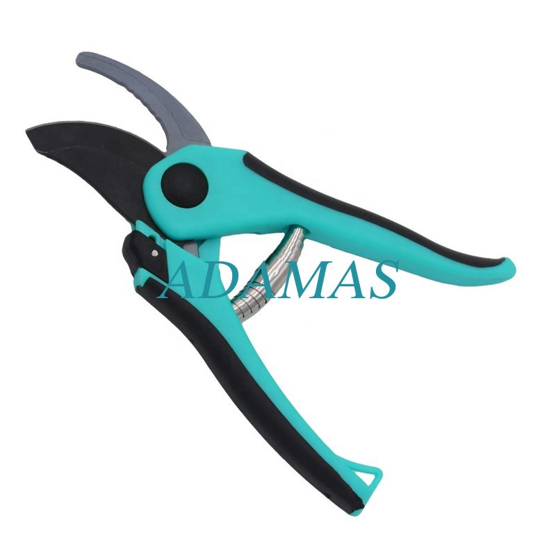 Small Garden Pruning Shears Anti - Slip Grip With Polished Finish Of Blade